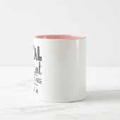 Zahnassistent Personalisiert Zweifarbige Tasse (Mittel)