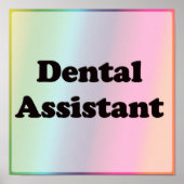 Zahnassistent Poster (Vorne)