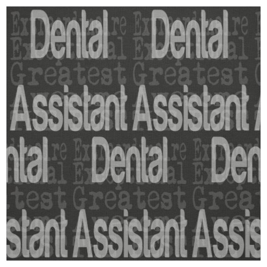 Zahnassistent Stoff (Muster)