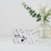 Zahnassistent Visitenkarte (Stehend Vorderseite)