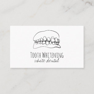 Zahnaufhellung Dental Visitenkarte
