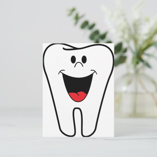 Zahnbild Postkarte (Stehend Vorderseite)