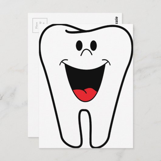 Zahnbild Postkarte (Vorne/Hinten)