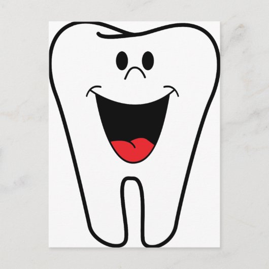 Zahnbild Postkarte (Vorderseite)