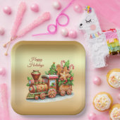 Zahnbrettpapierplatte Pappteller (Party)