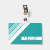 Zahnbüro Ausweis (Rückseite mit Clip)