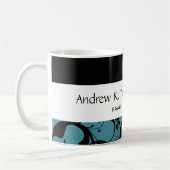 Zahnbüro-Mitarbeiter Pro Damask Kaffeetasse (Links)