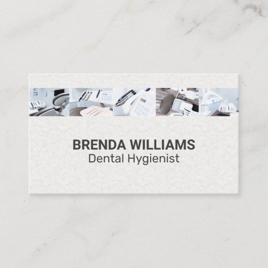 Zahnbüro | Zahnarzt Visitenkarte (Vorderseite)