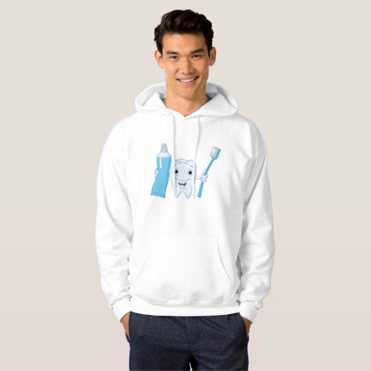 Zahnbürste Hoodie (Vorne ganz)