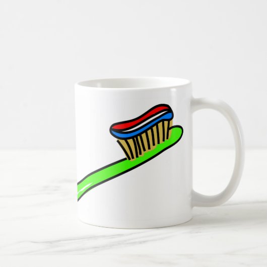 Zahnbürste Kaffeetasse (Rechts)