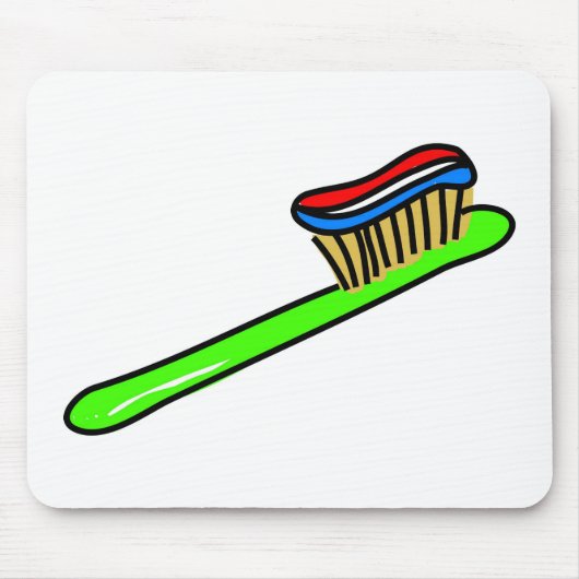 Zahnbürste Mousepad (Vorne)