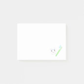 Zahnbürste Post-it Klebezettel (Vorderseite)