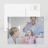 Zahnbürste Postkarte (Vorne/Hinten)