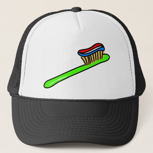 Zahnbürste Truckerkappe (Vorderseite)