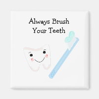 Zahnbürste und Zahnbürste mit zahnlosem Sprichwort