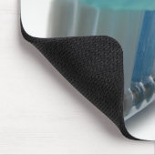 Zahnbürste und Zahnpasta Mousepad (Ecke)