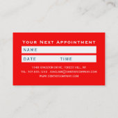 Zahnbürste und Zahnpasta, Zahnarztberuf Visitenkarte (Rückseite)