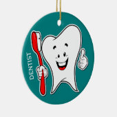 Zahnbürste Zahnbürste Keramik Ornament (Rechts)