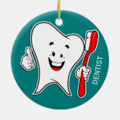 Zahnbürste Zahnbürste Keramik Ornament (Hinten)