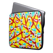 Zahnbürste, Zahnpasta, Zahnarzt Laptopschutzhülle (Vorderseite Links)