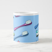 Zahnbürsten Jumbo-Tasse (Vorderseite)
