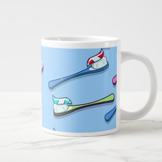 Zahnbürsten Jumbo-Tasse (Rechts)