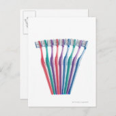 Zahnbürsten Postkarte (Vorne/Hinten)