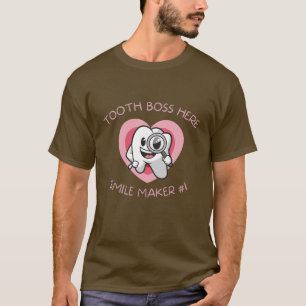 Zahnchef hier – Dental-Swagger aktiviert T-Shirt