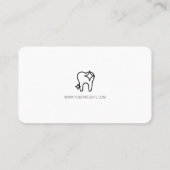 Zähnchenreinigung Visitenkarte (Rückseite)