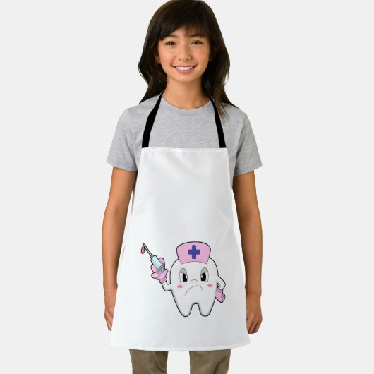 Zähne als Krankenschwester mit Spritze.PNG Schürze (Insitu)