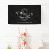 Zähne Aufhellung Monogramm Schrift Banner (Insitu)