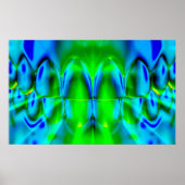 Zähne Bite Dentist Bright Color Gradient Poster (Vorne)