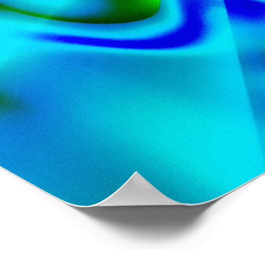 Zähne Bite Dentist Bright Color Gradient Poster (Ecke)