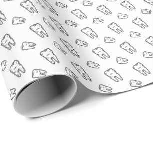 Zähne geschenkpapier