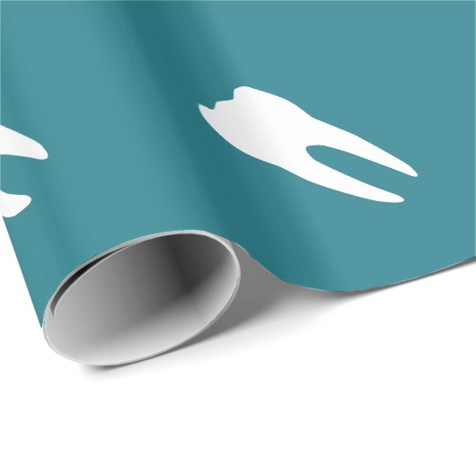 Zähne Geschenkpapier (Rolleneckpunkt)
