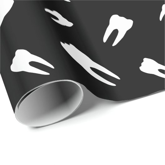 Zähne Geschenkpapier (Rolleneckpunkt)