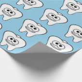 Zähne Geschenkpapier (Ecke)