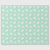 Zähne Geschenkpapier (Flach)