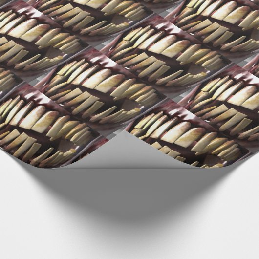 Zähne Geschenkpapier (Ecke)