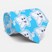 Zähne - glücklicher Zahn Krawatte (Gerollt)