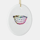 Zähne Keramik Ornament (Rechts)
