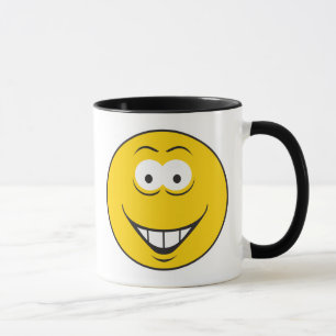 Zähne Lächeln Gesicht Tasse
