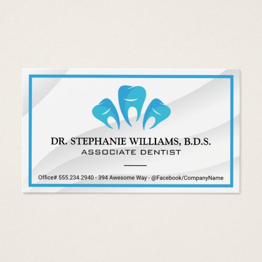 Zähne-Logo | Dental (Vorderseite)