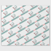 Zähne mit sonniger Brush Geschenkpapier (Flach)