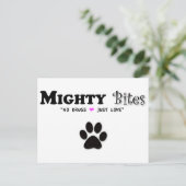 Zähne Reinigung Erinnerung Postkarte (Stehend Vorderseite)