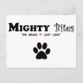 Zähne Reinigung Erinnerung Postkarte (Vorderseite)