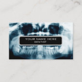 Zähne Röntgenaufnahme Visitenkarte (Vorderseite)