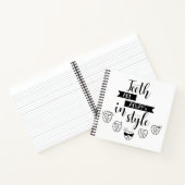 Zähne sind immer im Stil Notizblock (Innenseite)