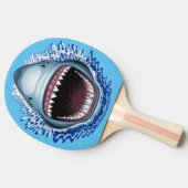 Zähne Tischtennis Schläger (Seitenansicht)