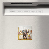 "Zähne-Transplantation", Cartoon Magnet (In Situ (Geschirrspüler))